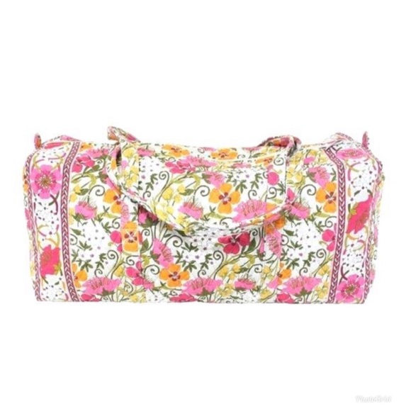 Vera Bradley Handbags - Vera Bradley Tea Garden Quilted Duffle Bag